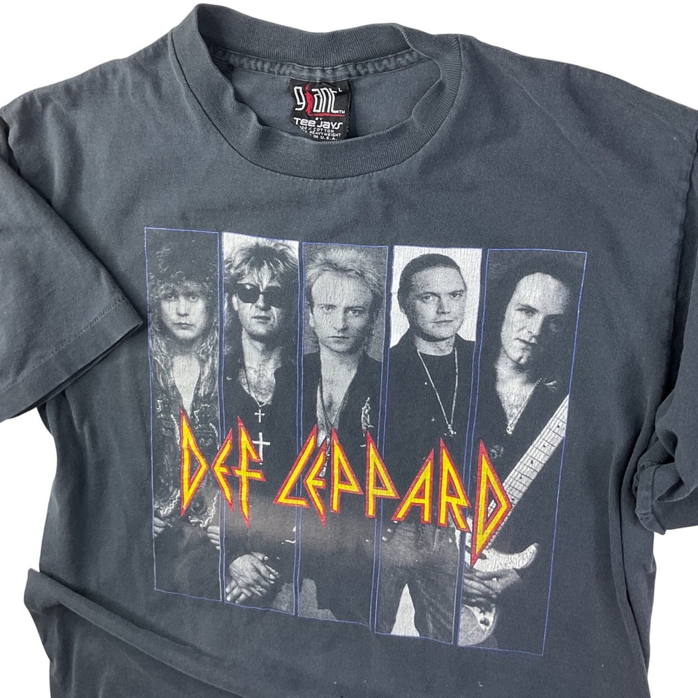 Def Leppard Adrenalize Tour Shirt Giant Tee Jays Single Stitch L 1992 Vintage